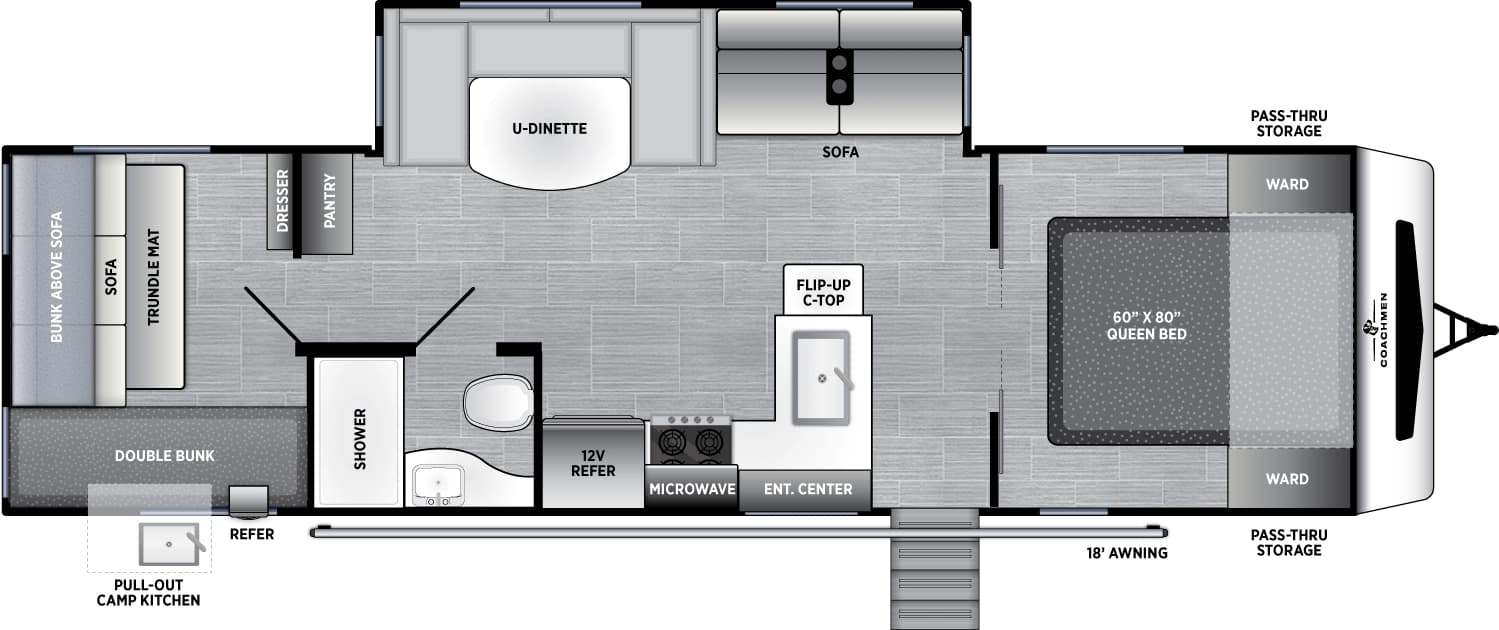 2026 Coachmen Freedom Express 30SE floorplan
