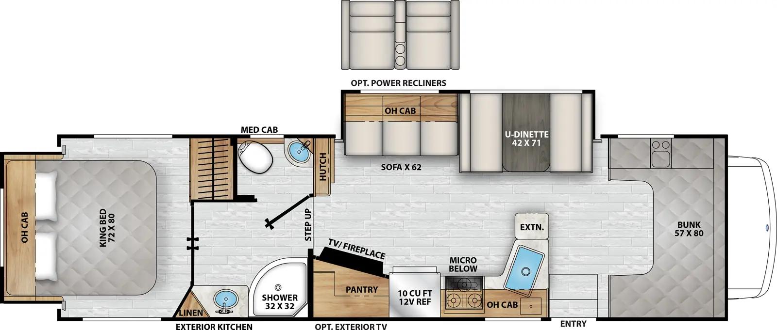 2026 Coachmen Freelander 30RS floorplan