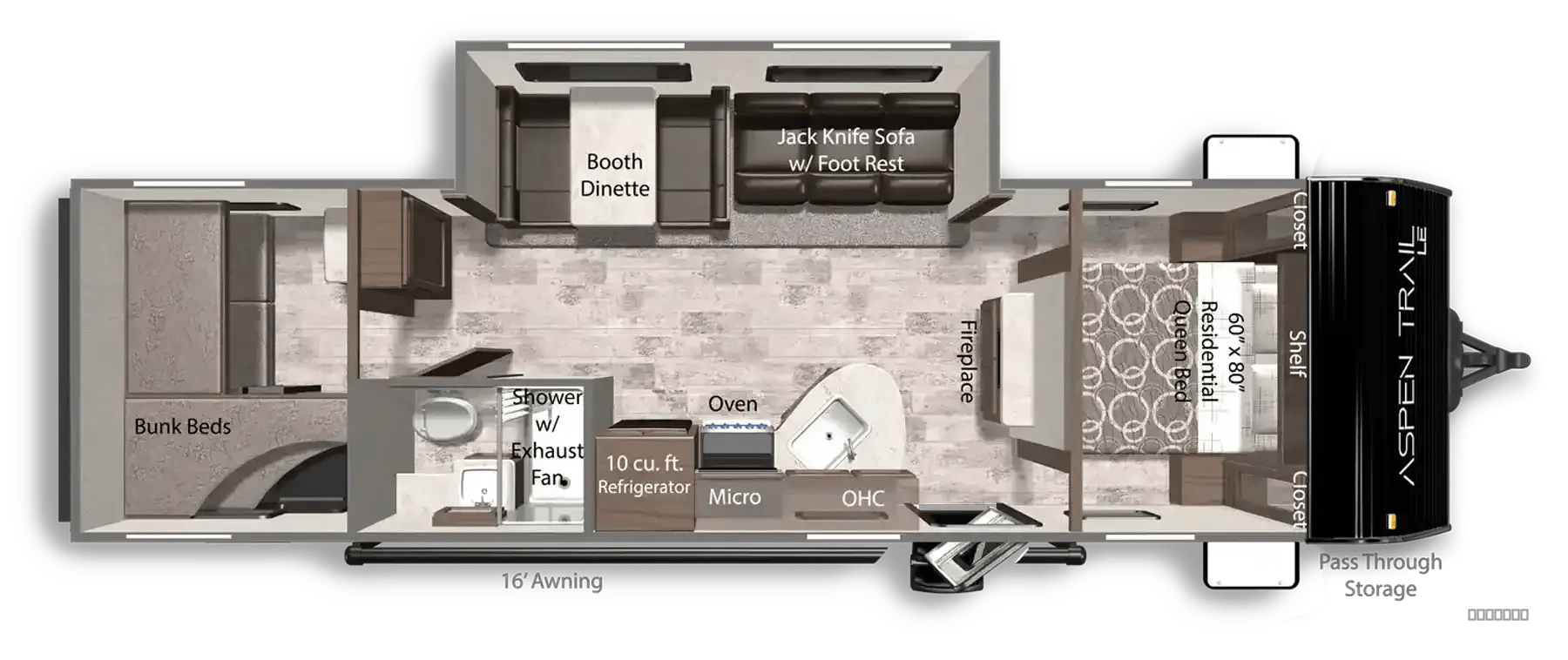 2026 Dutchmen 2026 Dutchmen Aspen Trail - thumbnail 2