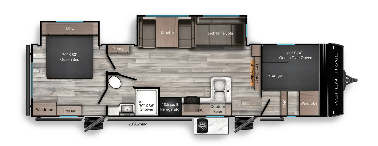 2026 Dutchmen 2026 Dutchmen Aspen Trail - thumbnail 2
