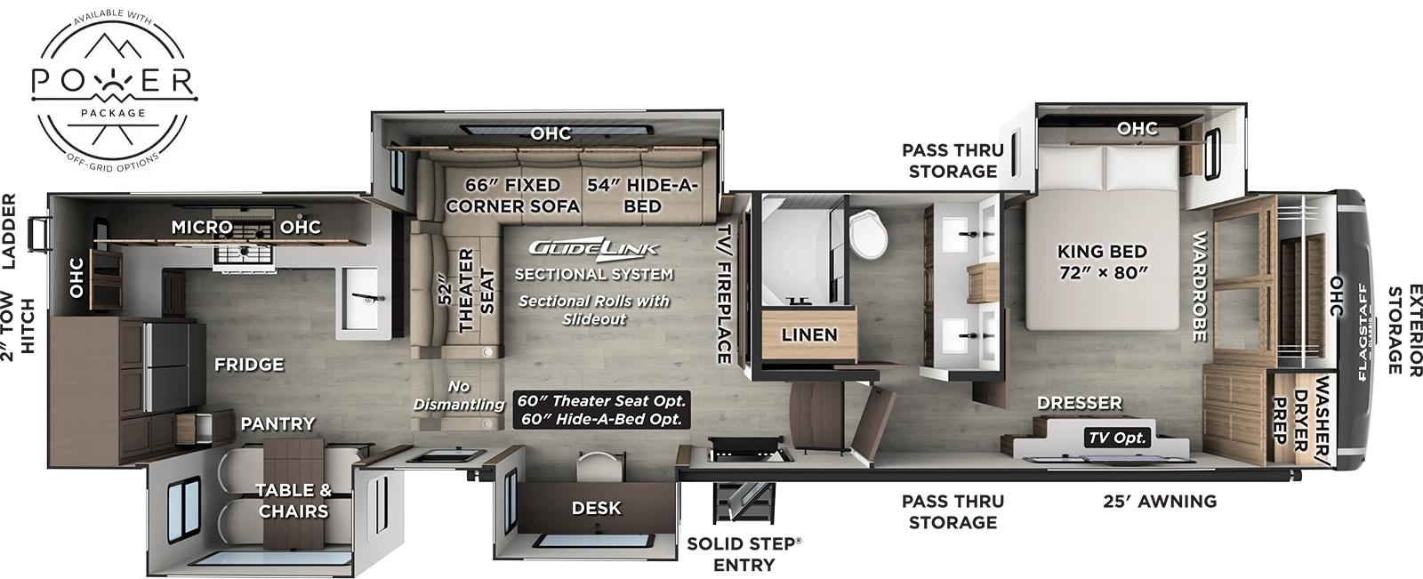 2026 Flagstaff Classic 404CRK floorplan