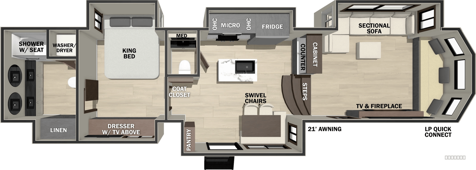 2026 Forest River 2026 Forest River Cedar Creek Cottage - thumbnail 2