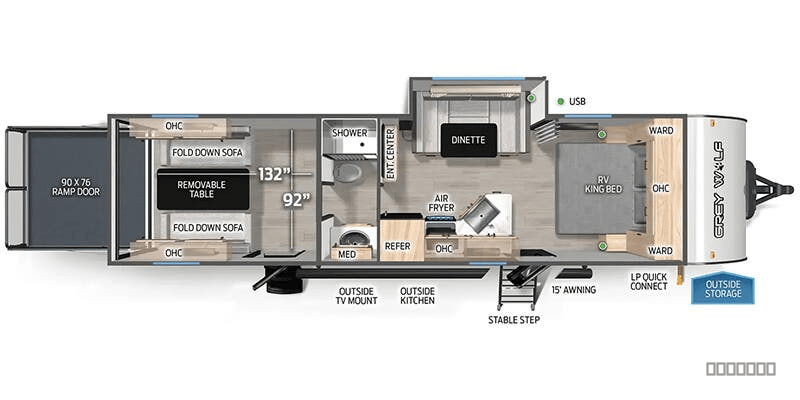 2026 Forest River 2026 Forest River Cherokee Grey Wolf Black Label - thumbnail 2