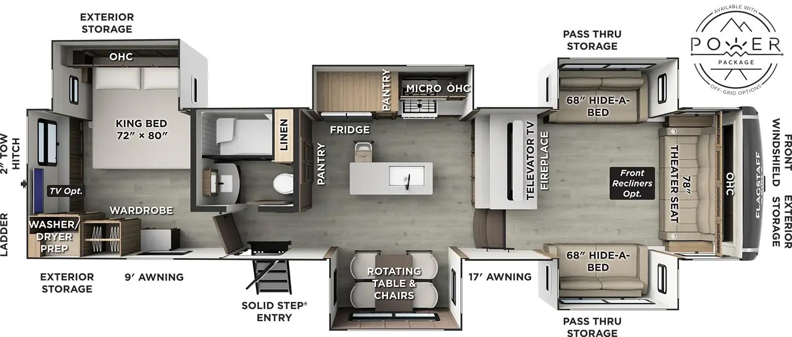 2026 Forest River Flagstaff Classic 402CFL floorplan