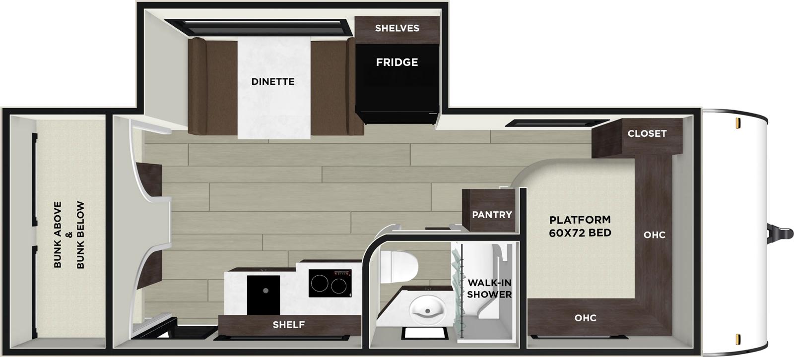 2026 Forest River Forest River Salem 180ICE floorplan