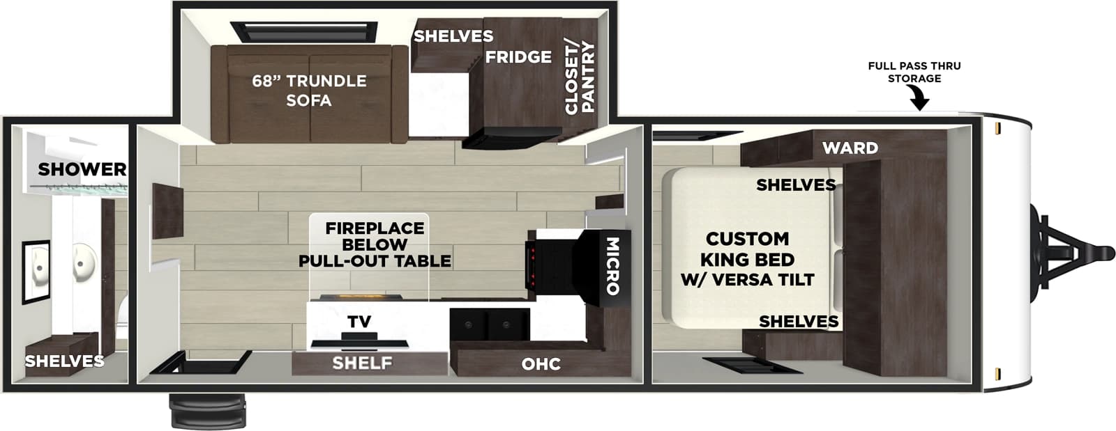 2026 Forest River Forest River Salem 250ZEN floorplan