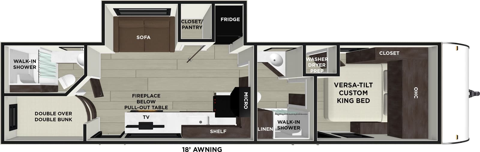 2026 Forest River Forest River Salem 320ICE floorplan