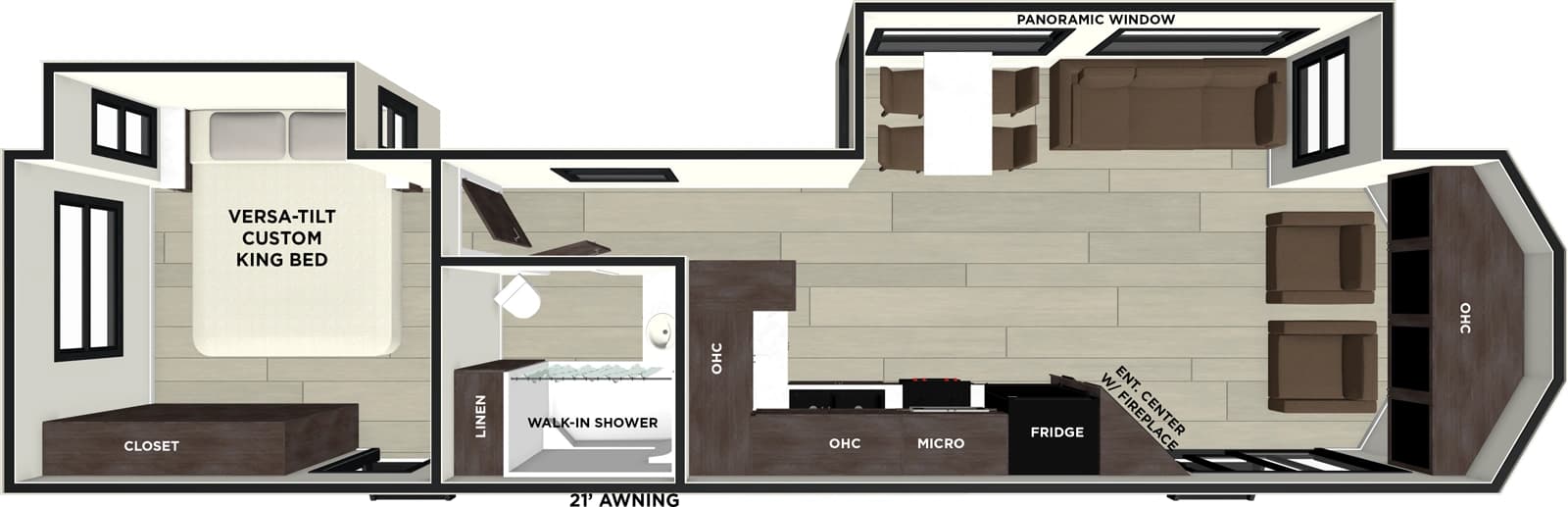 2026 Forest River Forest River Salem 353FLFB floorplan