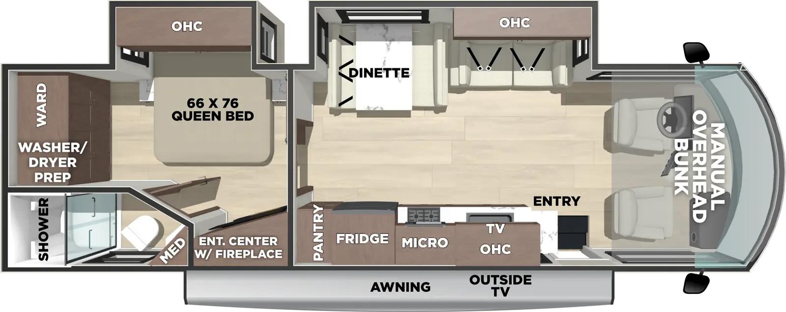 2026 Forest River Georgetown 3 Series GT3 29S3 floorplan