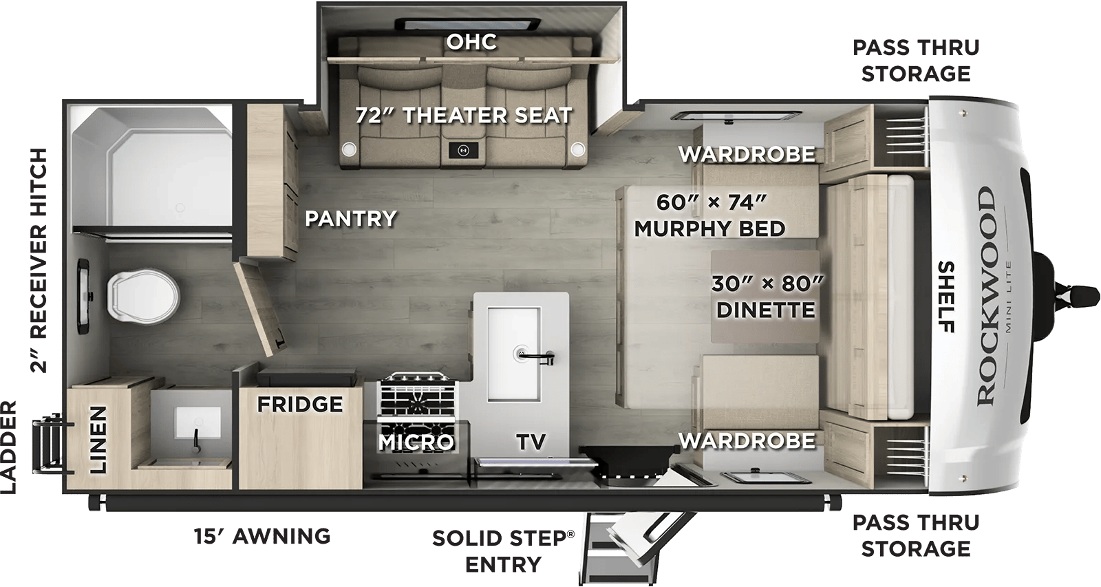 2026 Forest River 2026 Forest River Rockwood Mini Lite - thumbnail 2