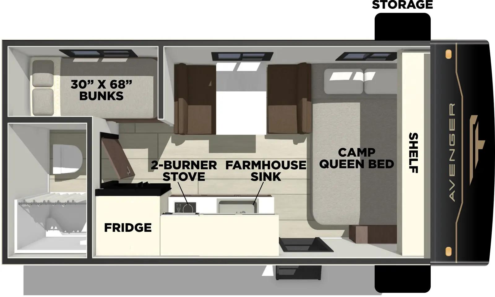 2026 Forest River RV 2026 Forest River RV Avenger - thumbnail 2
