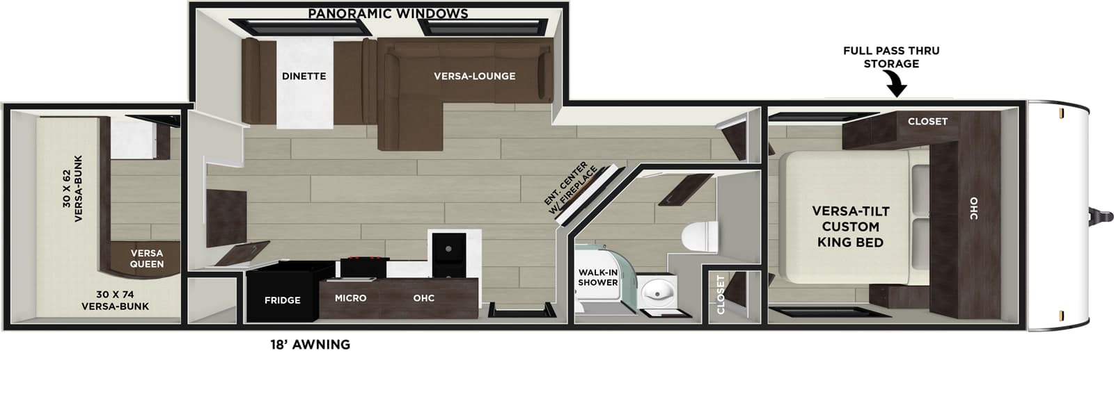 2026 Forest River Salem FSX 29VBUD floorplan