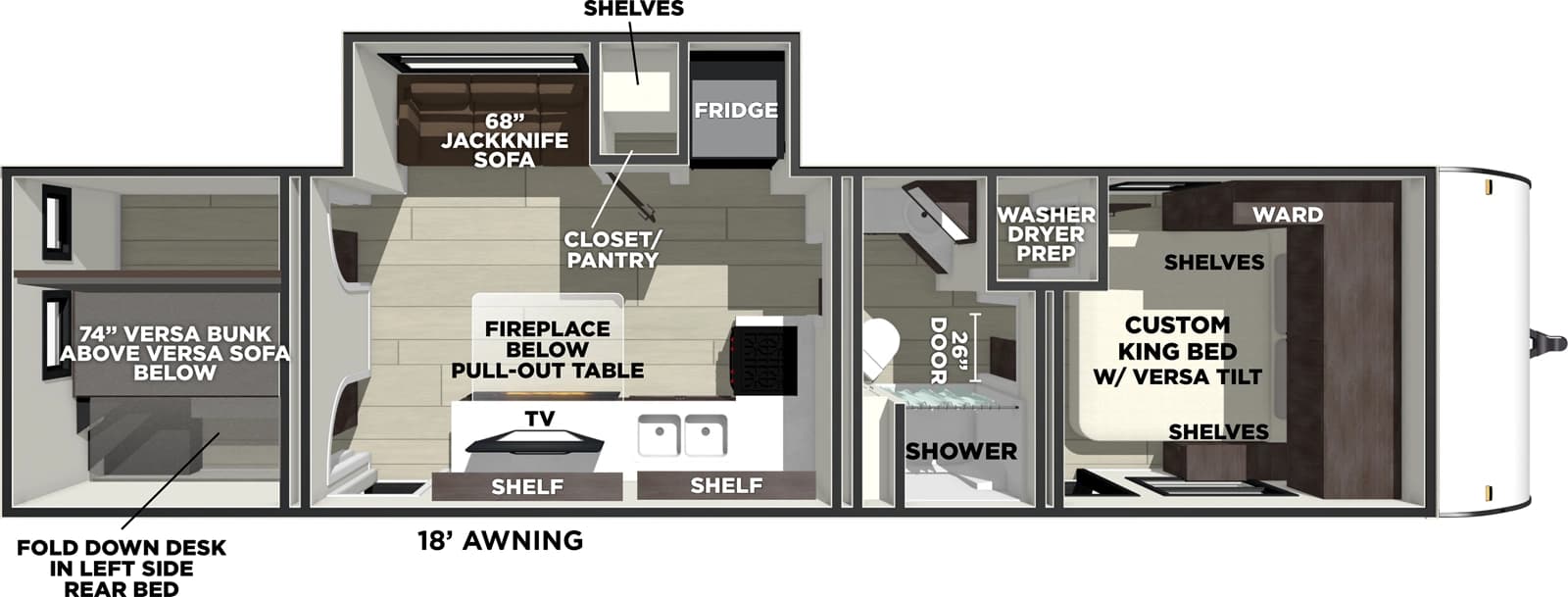 2026 Forest River Salem FSX 300ICE floorplan