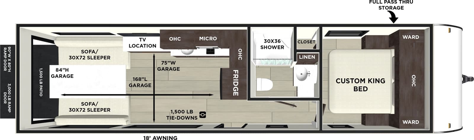 2026 Forest River Salem 270RTKX floorplan