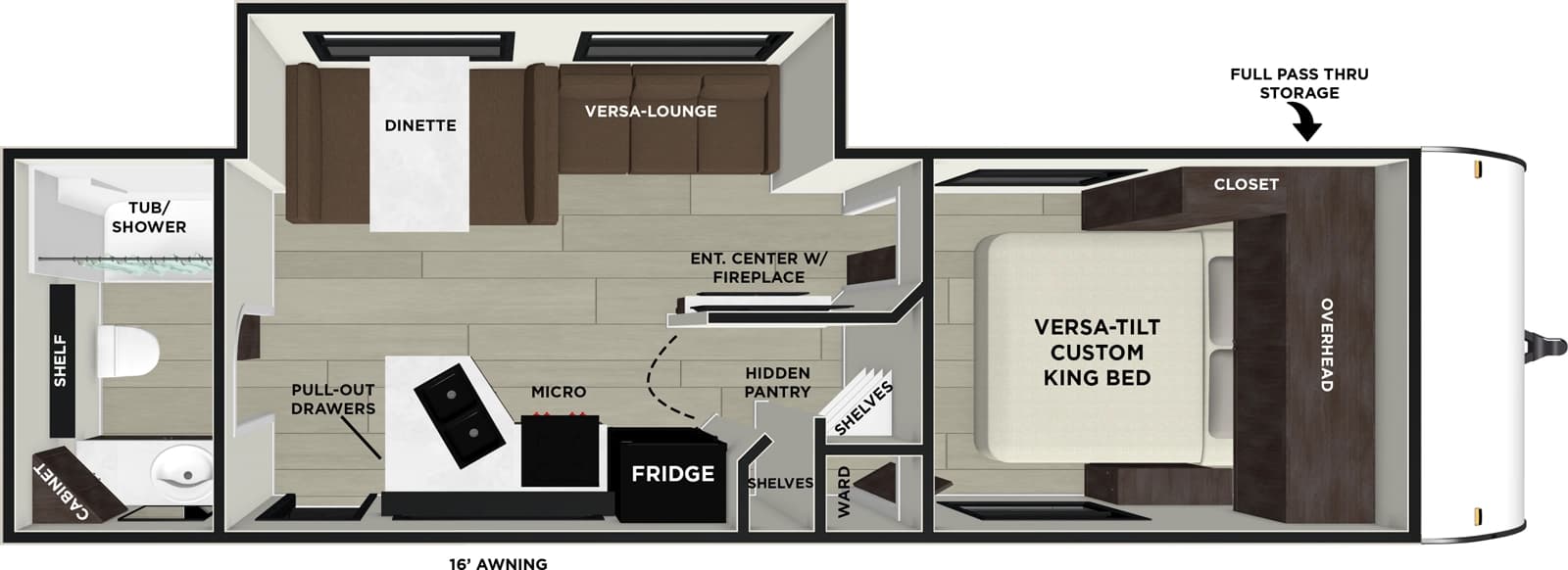 2026 Forest River Salem Cruise Lite 25ICE floorplan