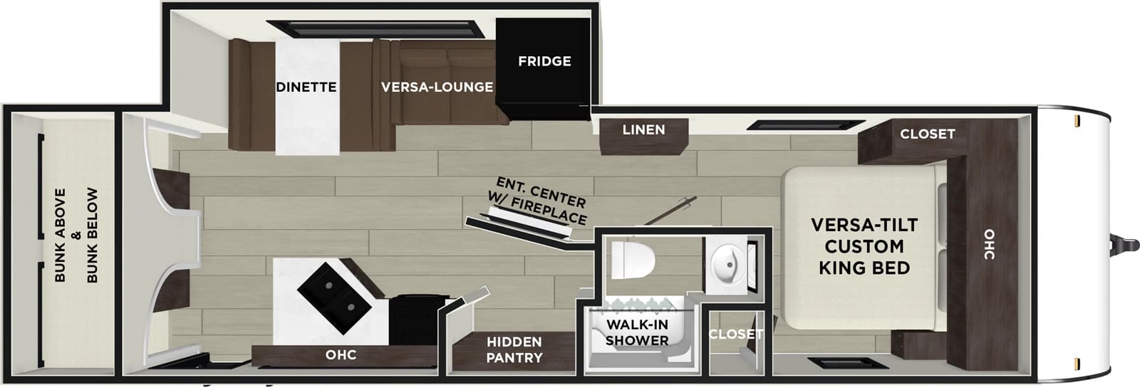 2026 Forest River Salem Cruise Lite 28ICE floorplan