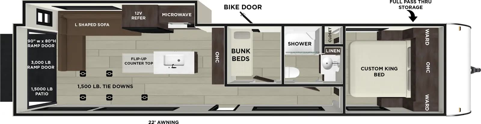 2026 Forest River Salem FSX 30VC floorplan