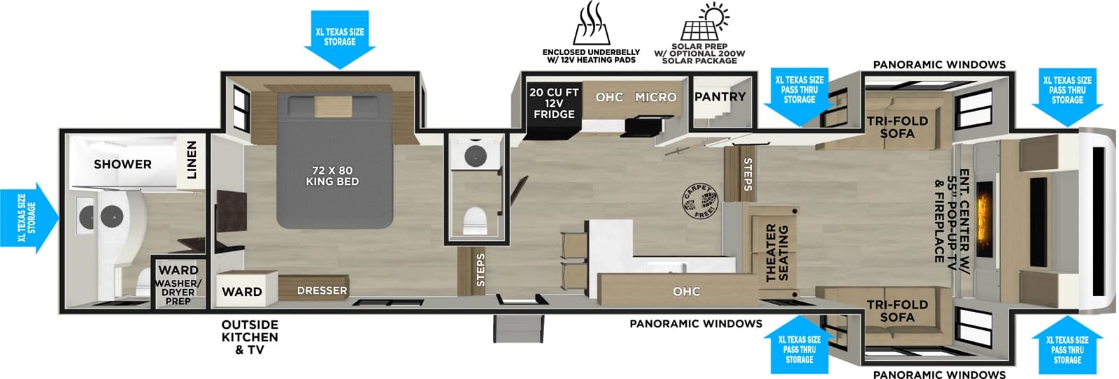 2026 Forest River Salem Hemisphere Elite 36FL floorplan