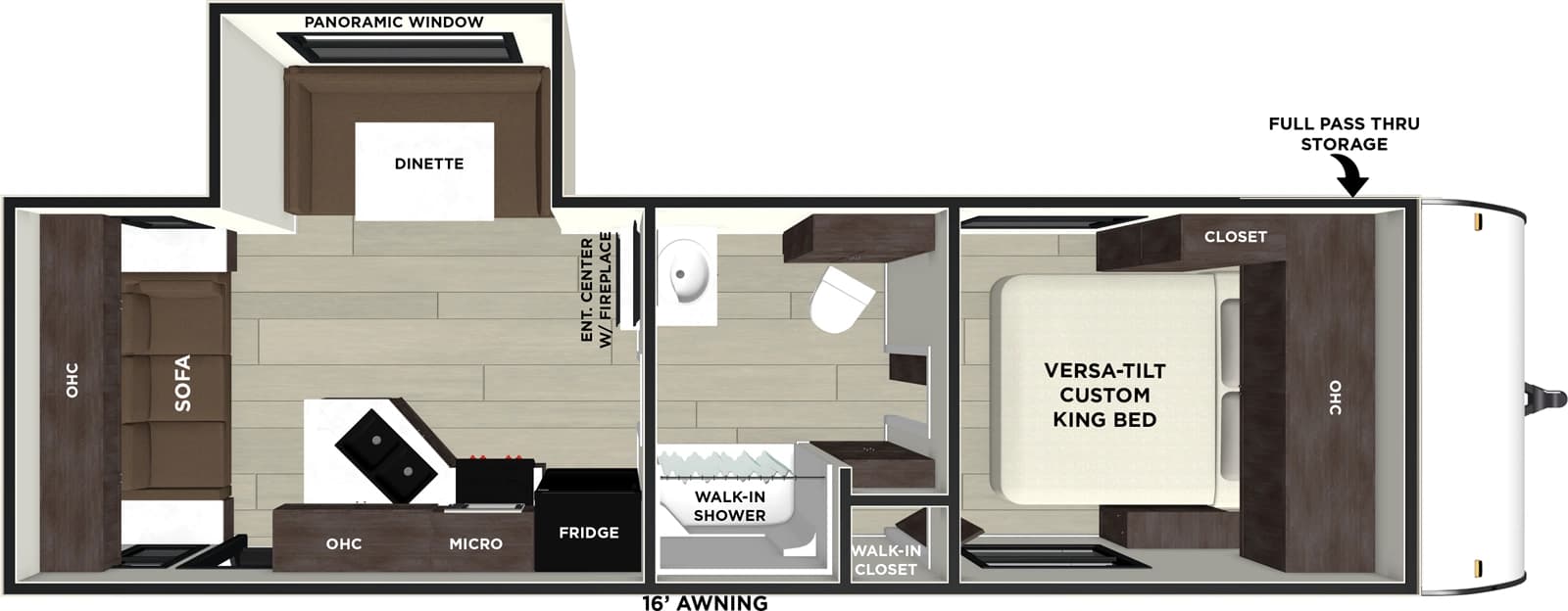 2026 Forest River Wildwood X-Lite 24RLXL floorplan