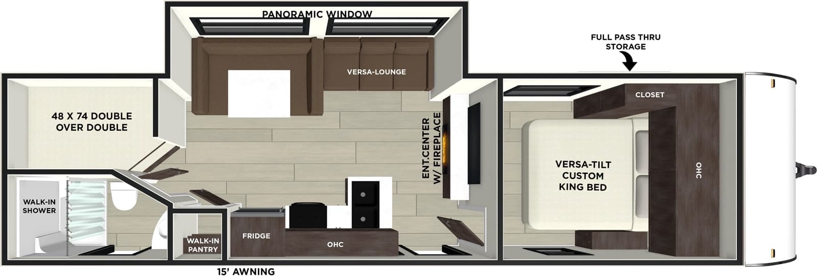 2026 Forest River Wildwood X-Lite 263BHXL floorplan