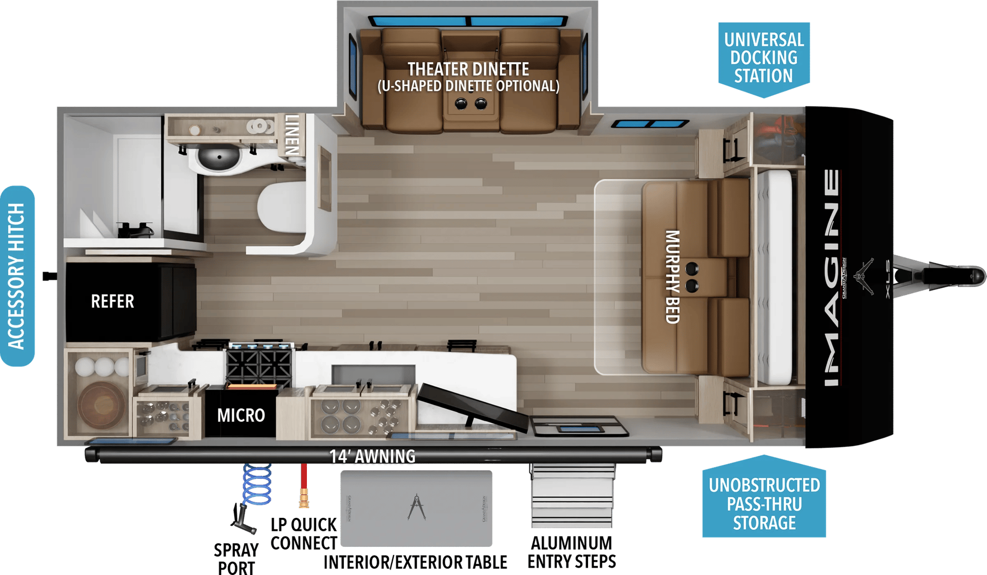 2026 Grand Design 2026 Grand Design Imagine Xls - thumbnail 2