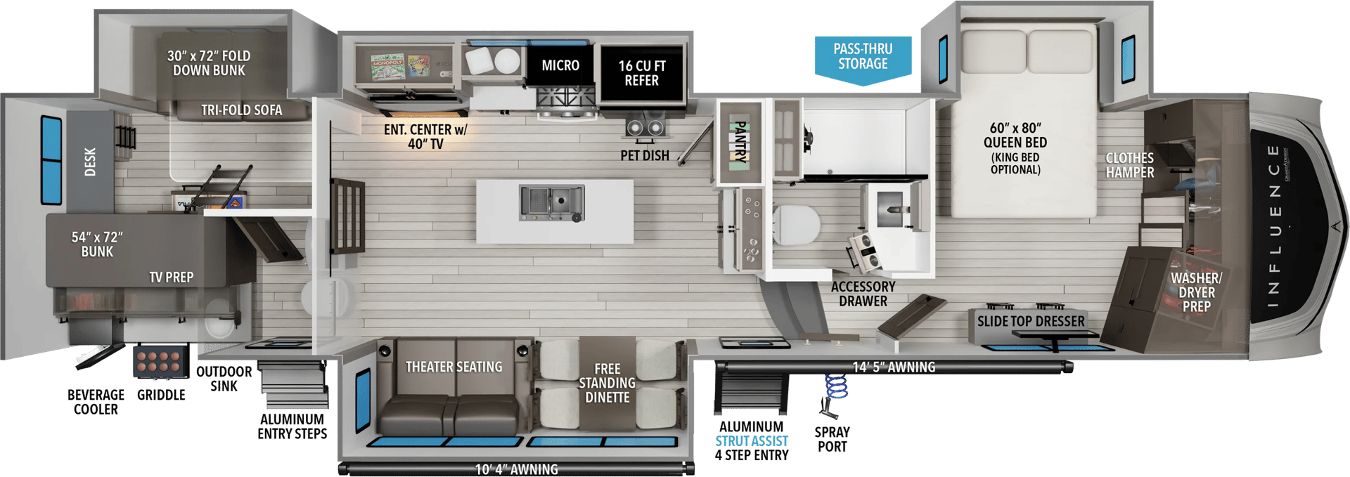 2026 Grand Design 2026 Grand Design Influence - thumbnail 2
