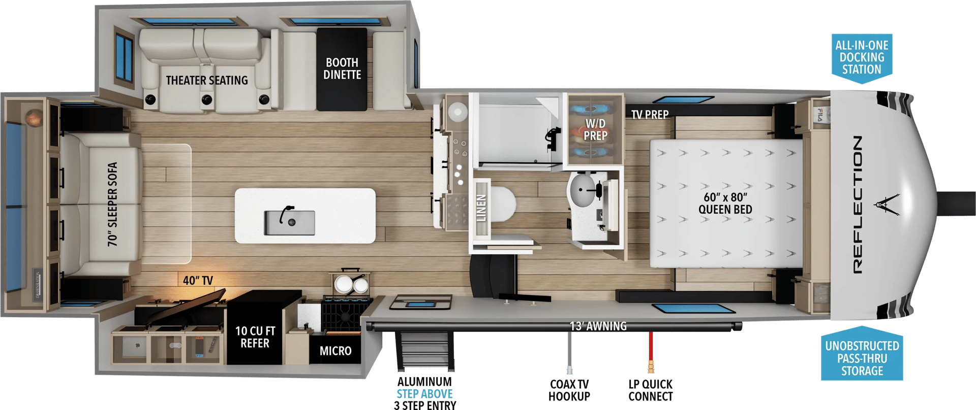 2026 Grand Design 2026 Grand Design Reflection 100 Series - thumbnail 2