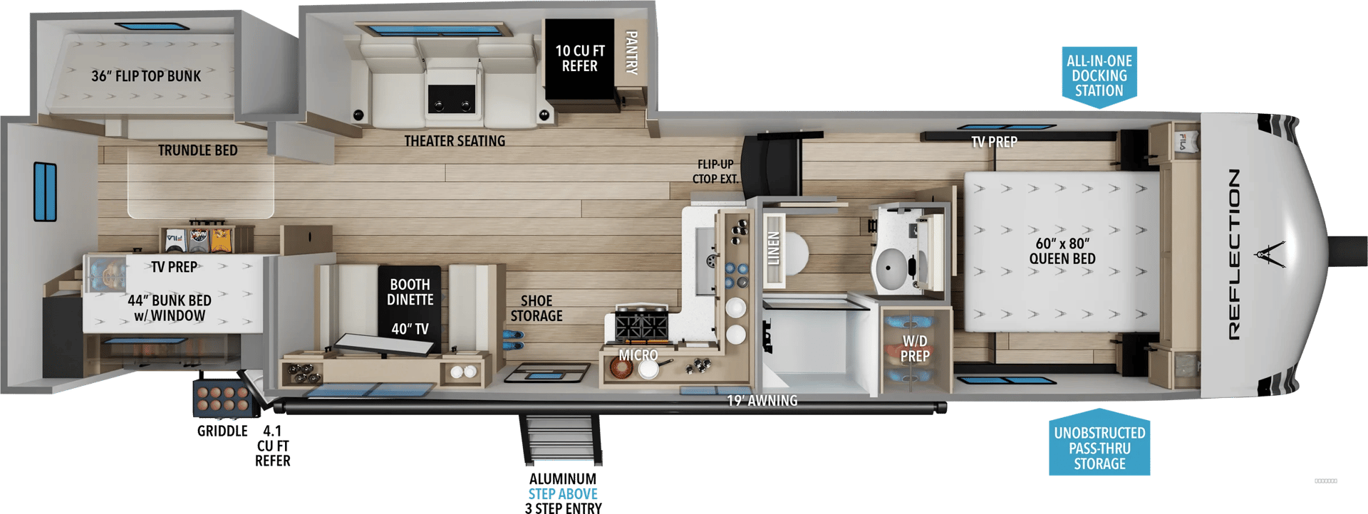 2026 Grand Design 2026 Grand Design Reflection 100 Series - thumbnail 2