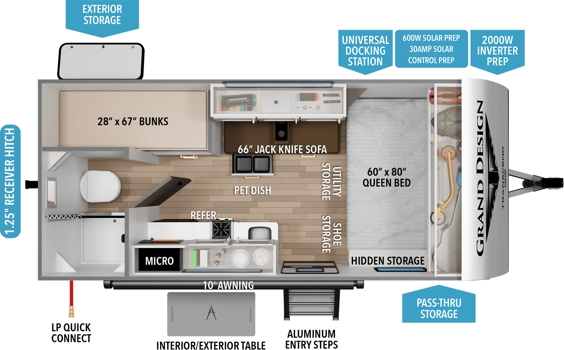 2026 Grand Design 2026 Grand Design Transcend One - thumbnail 2