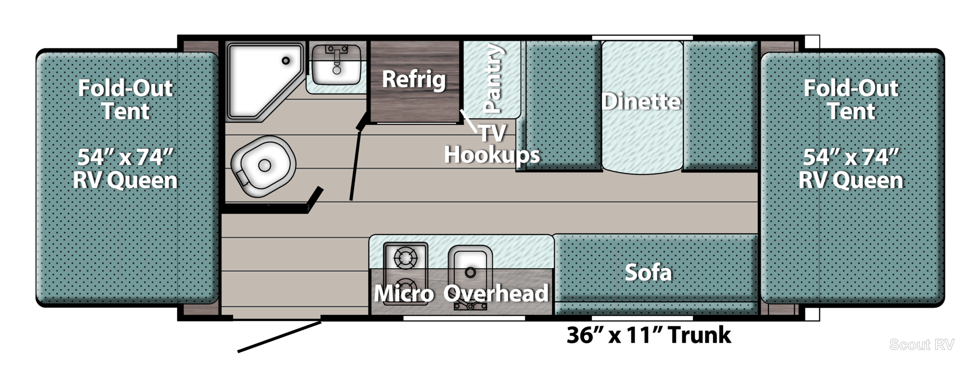 2027 Gulf Stream Ameri-Lite Super Lite 16RBT