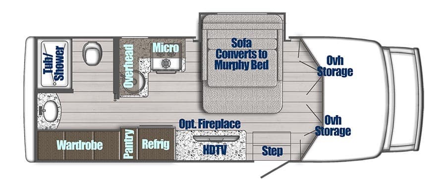 2026 Gulf Stream BT Cruiser 5240B floorplan