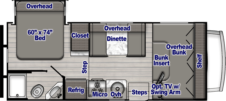 2026 Gulf Stream RV Conquest  6220LE floorplan