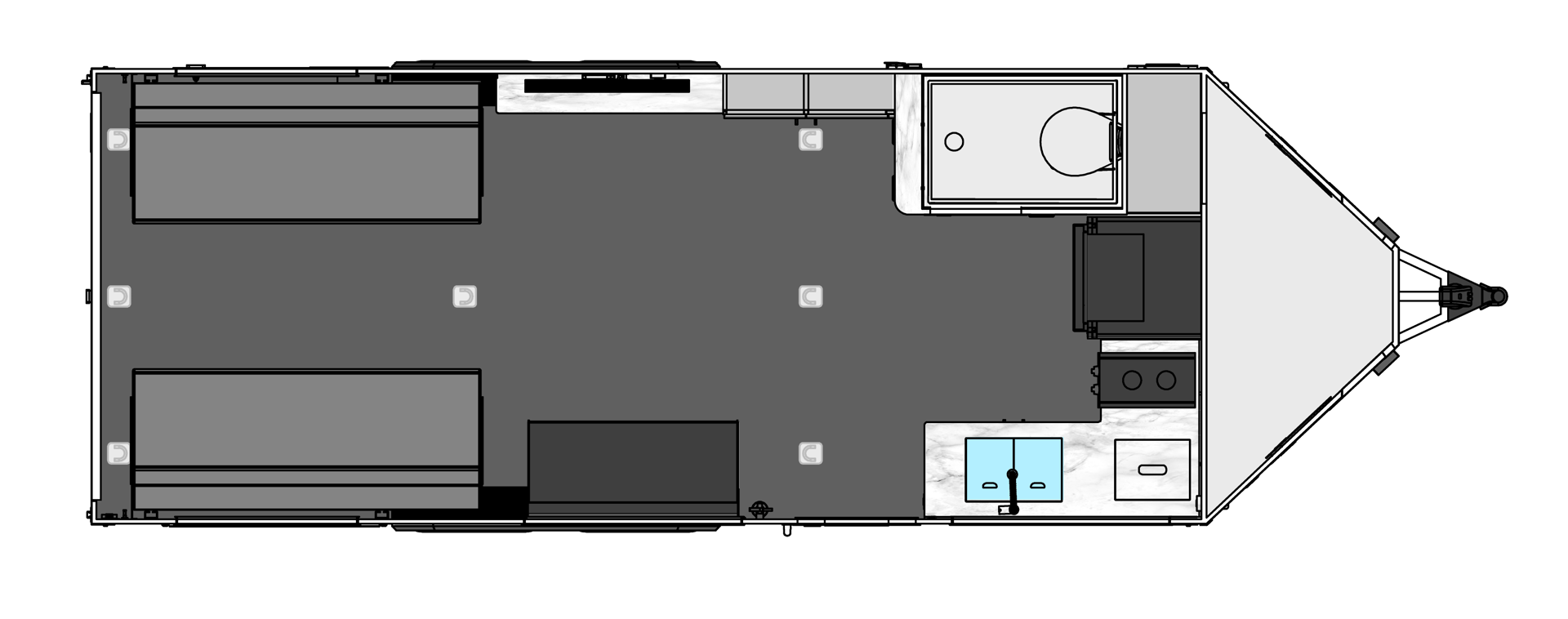2026 inTech RV Black Wing 826-X floorplan