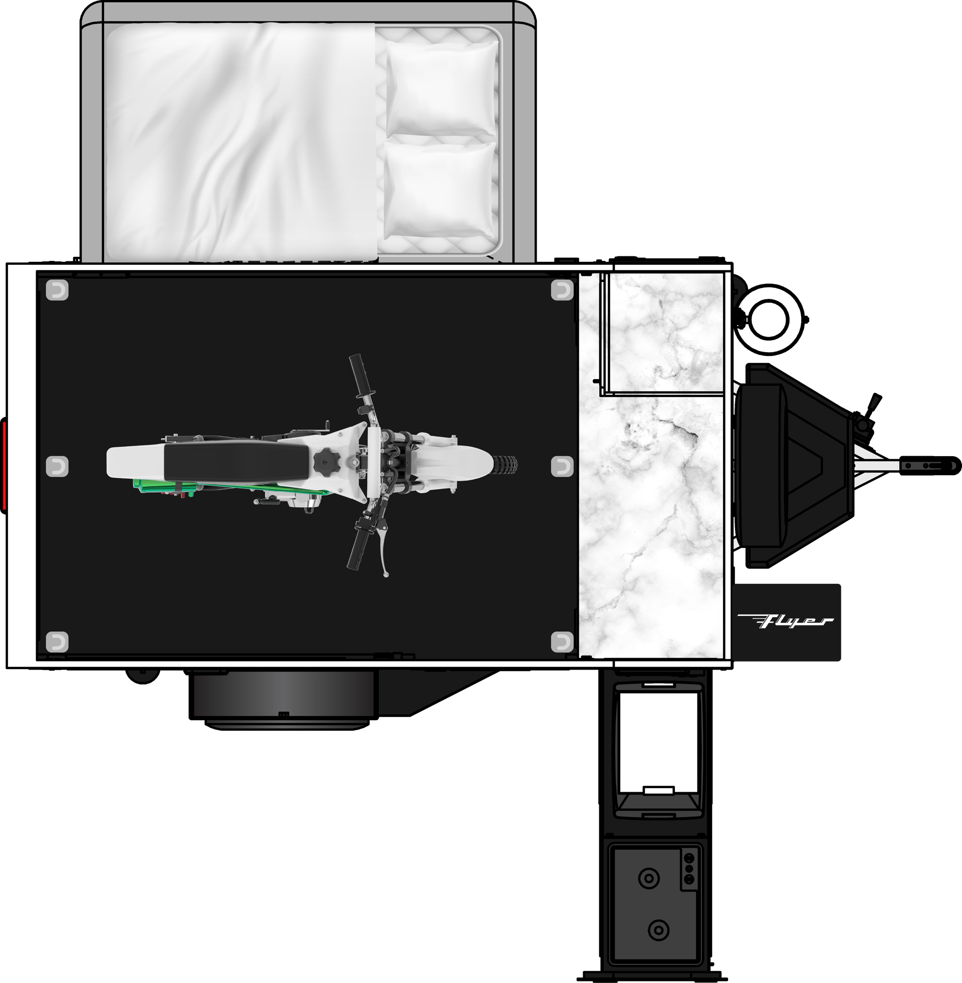 2026 inTech RV 2026 inTech RV Flyer Toy Hauler Expandable - thumbnail 2