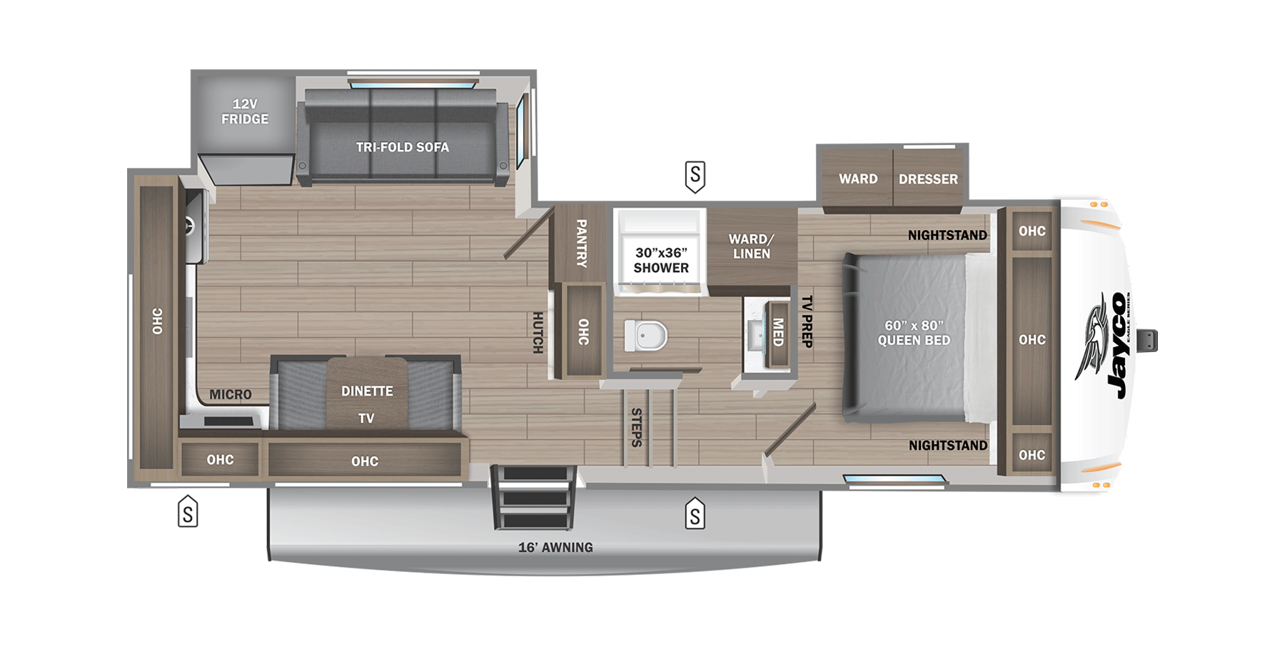 2026 Jayco Eagle Sle 24MLE floorplan