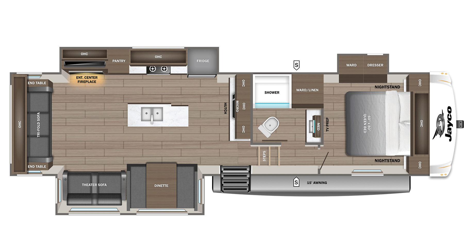 2026 Jayco Eagle SLE 30RLT floorplan