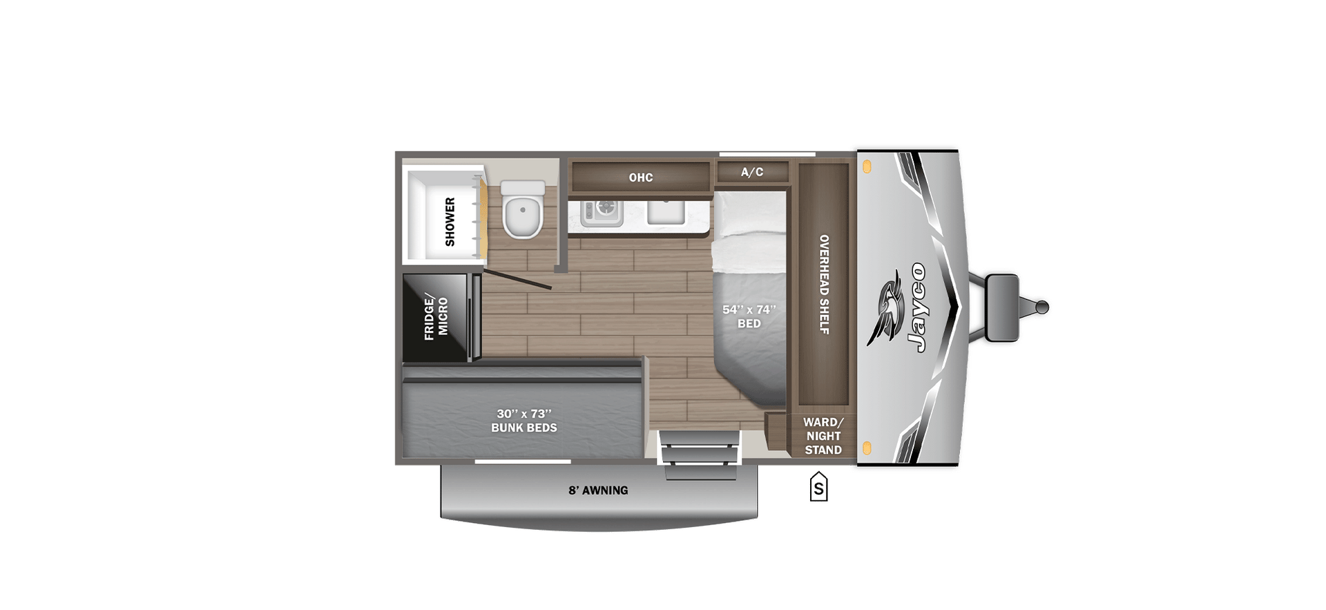 2026 Jayco Jay Flight SLX 130BH floorplan