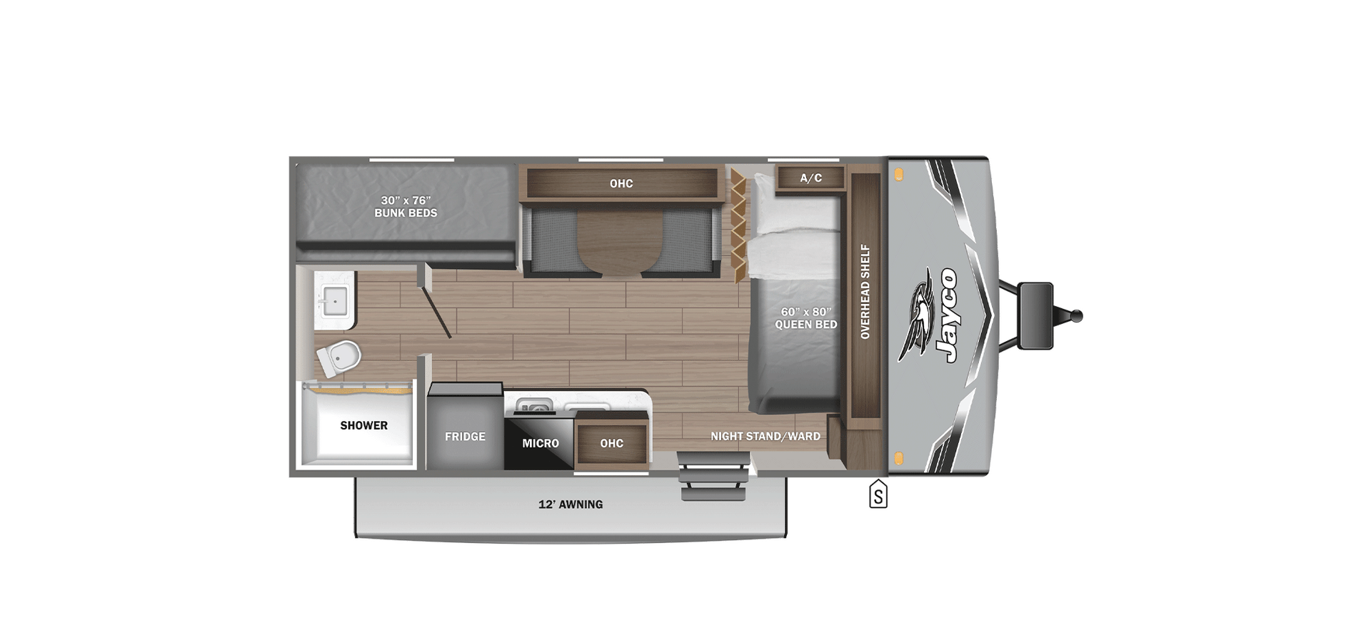 2026 Jayco Jay Flight SLX 175BH floorplan