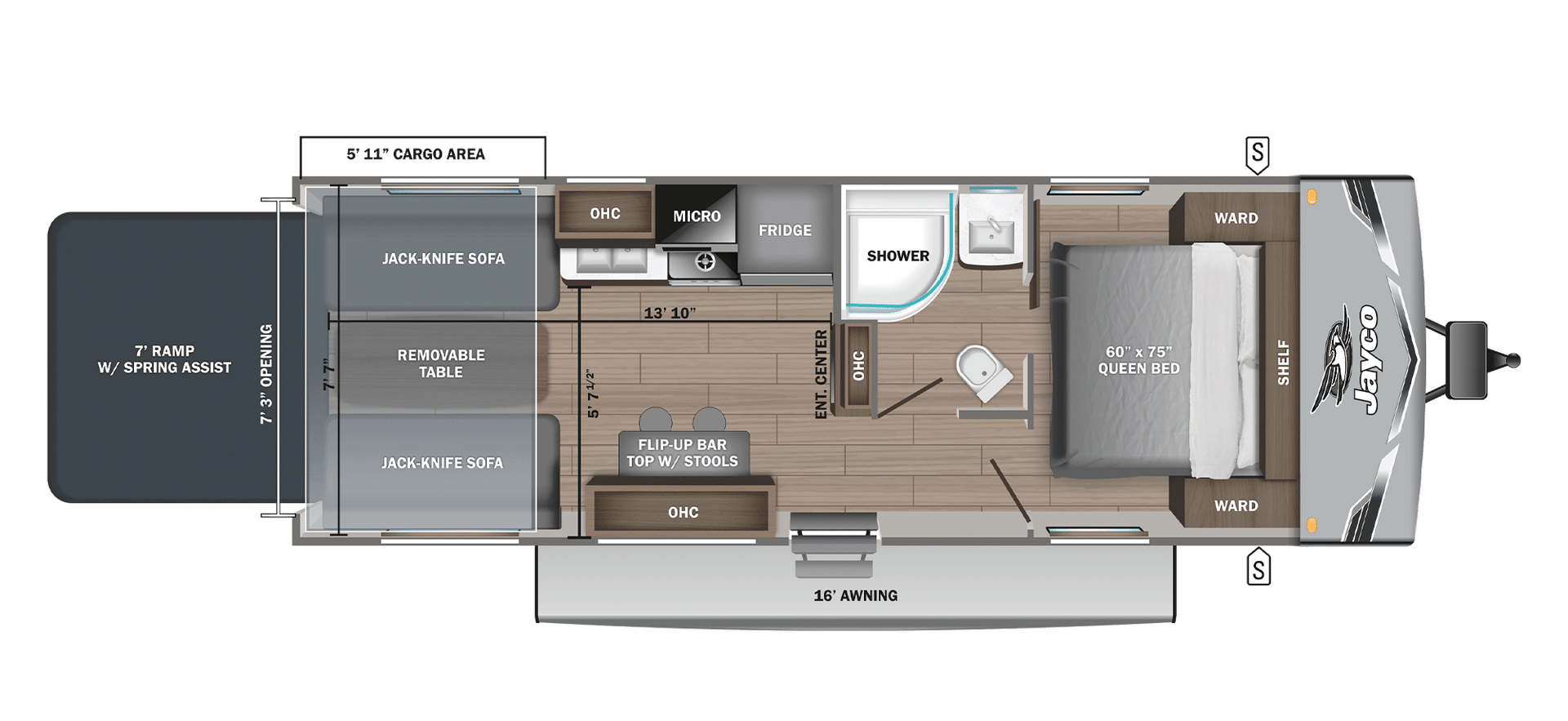 2026 Jayco 2026 Jayco Jay Flight Slx Toy Hauler - thumbnail 2
