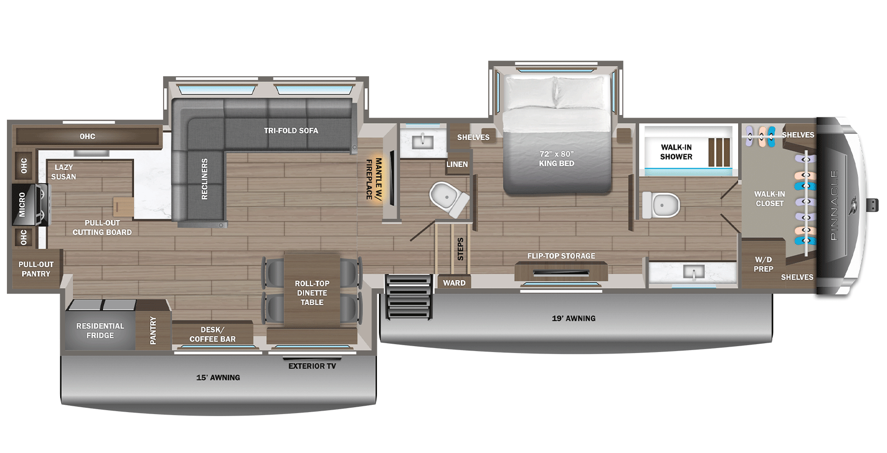 2026 Jayco Pinnacle 38FBRK floorplan