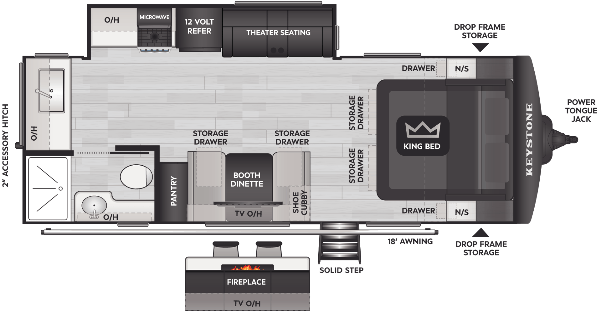 2024 Keystone RV 2024 Keystone RV Cougar Half-Ton - thumbnail 2