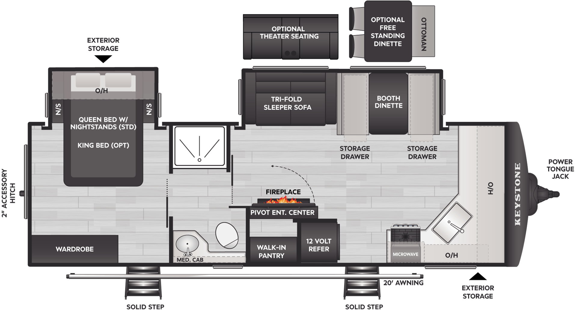 2026 Keystone RV 2026 Keystone RV Cougar Half-Ton - thumbnail 2