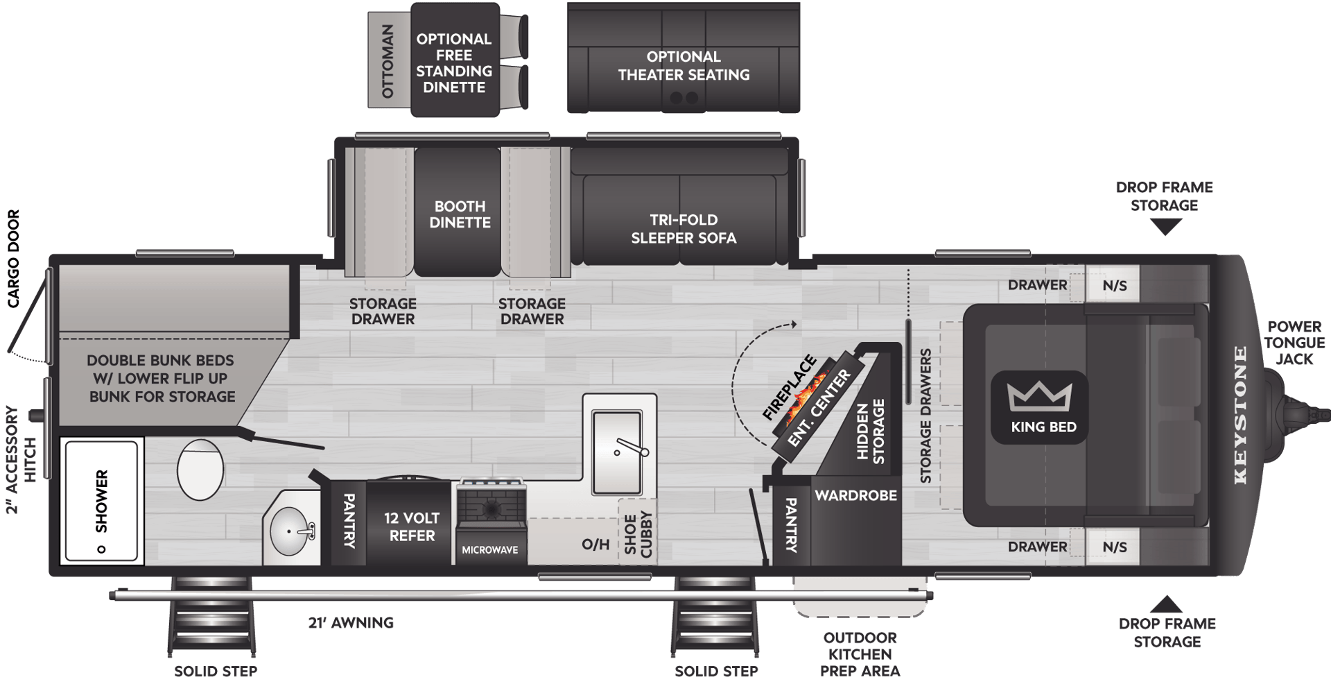 2026 Keystone RV 2026 Keystone RV Cougar Half-Ton - thumbnail 2