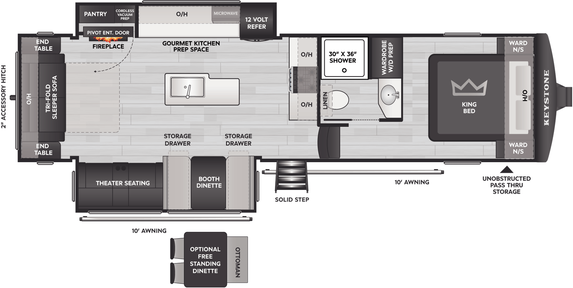 2026 Keystone RV 2026 Keystone RV Cougar Half Ton - thumbnail 2