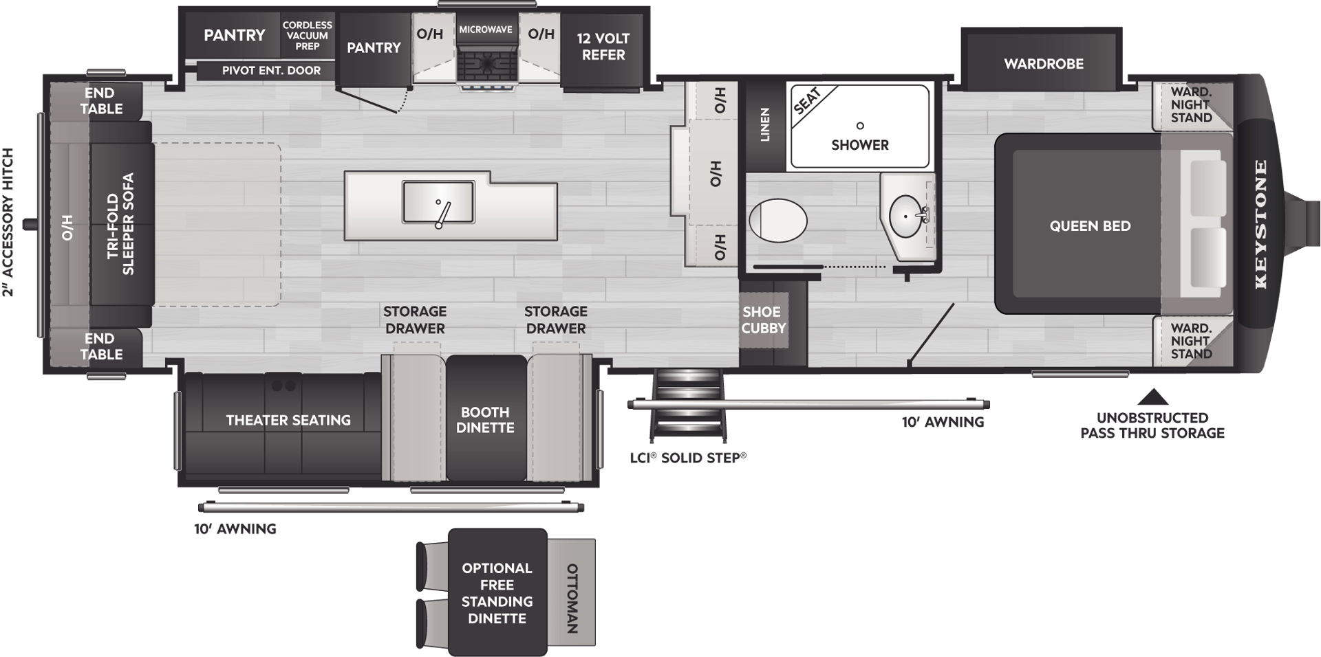 2026 Keystone RV 2026 Keystone RV Cougar Half-Ton - thumbnail 2