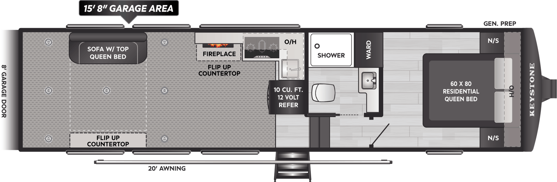 2026 Keystone 2026 Keystone Fuzion Impact Edition Toy Hauler - thumbnail 2
