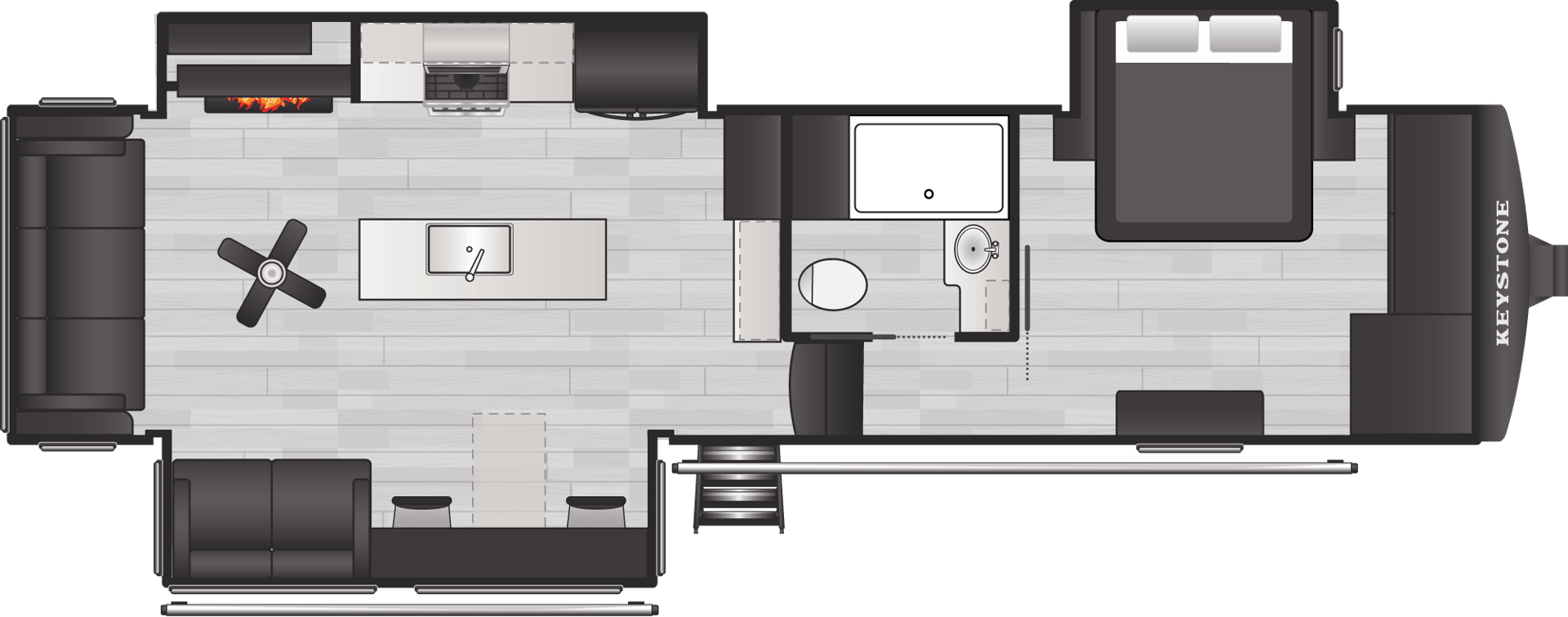 2026 Keystone RV Montana High Country 290RL floorplan