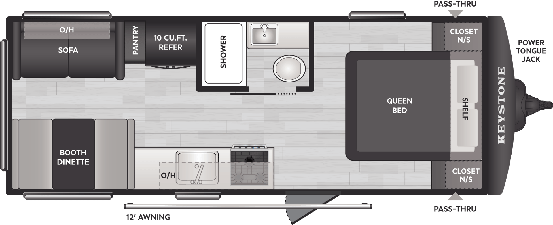 2026 Keystone RV Springdale Classic 200RLC floorplan