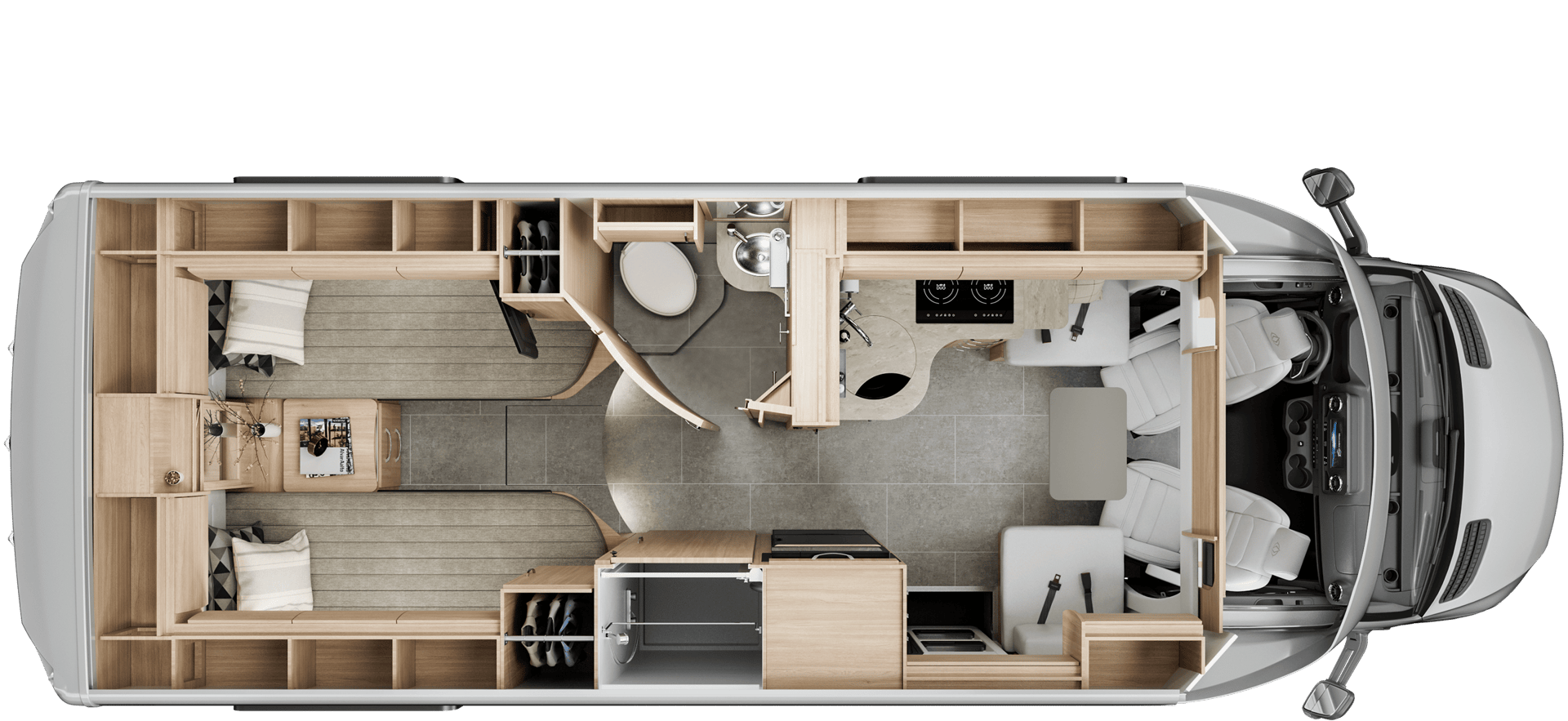 2026 Leisure Travel Vans Unity 24TB floorplan