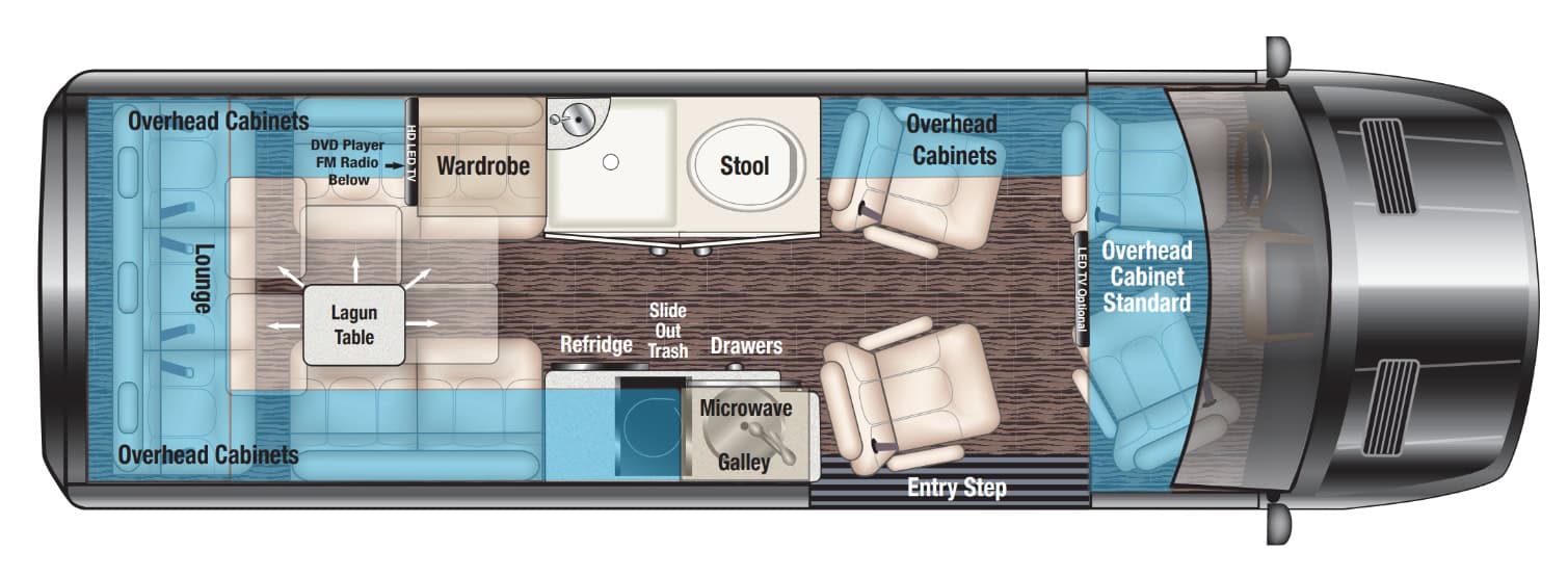 2026 Midwest Automotive Designs Passage MD4 170EXT floorplan